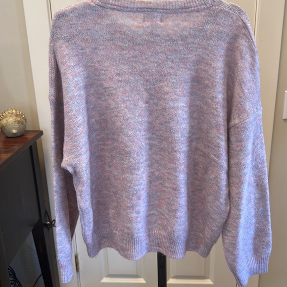 Sundry Womens by Anthropology Love Oversized V Neck Sweater - Picture 14 of 15